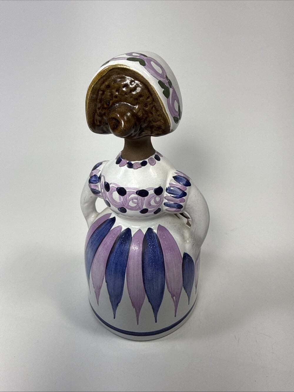Deco Helsingborg Kurt Nilsson Ceramic Flower Vase Purple Woman Sweden Keramik L2 - Picture 7 of 8